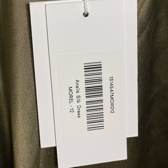 Reformation Anaiis Silk Dress in Morel Size 12 - Picture 10 of 10